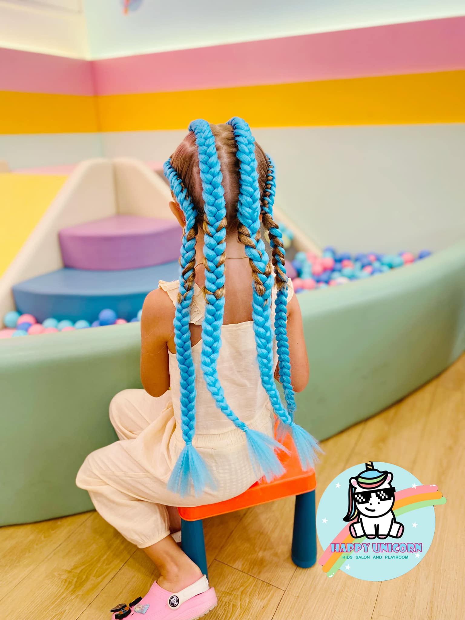 Cornrows with Color